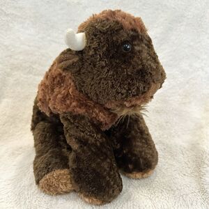 Mary Meyer Brown Buddy Buffalo Bison Flip Flops 12" Soft Floppy Plush Stuffed